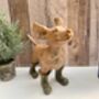 24cm Wind In The Face Dog In Boots Figurine Ornament Country Decor Dog Lover Gift, thumbnail 4 of 7