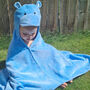 Personalised Hippo Children's Hooded Towel, thumbnail 6 of 10