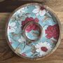 Mango Wood Round Serving Platter Tray, Chip And Dip, thumbnail 3 of 12