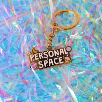 Personal Space Enamel Keyring, 2 of 5