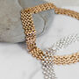 Silver Plated Chain Statement Necklace, thumbnail 7 of 10