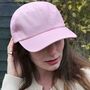 Personalised Birthday Flower Organic Cotton Cap Gift, thumbnail 2 of 7