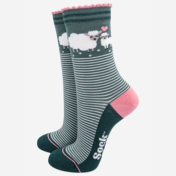 Farm Animals Bamboo Socks Women's Gift Box, 3 of 4