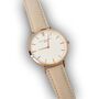 Ladies Personalised Leather Watch, thumbnail 1 of 12
