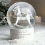 Personalised 1st Christmas Snow Globe, thumbnail 1 of 2