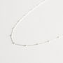Delicate Sterling Silver Chain Necklace, thumbnail 2 of 4
