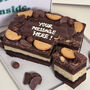 The Personalised Chocolate Orange Brownie Block, thumbnail 2 of 4