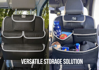 Olpro Rear Single Seat Storage Organiser Grey, 5 of 6