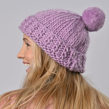 Slouchy Bobble Hat Easy Knitting Kit, 4 of 6