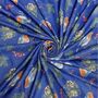 Robin Print Cotton Blend Scarf, thumbnail 4 of 7