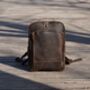 Genuine Leather Backpack, thumbnail 7 of 12