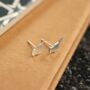 Bird Earring Studs Animal Jewellery Sterling Silver, thumbnail 2 of 6