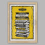 Auld Reekie Edinburgh Landmarks Poster Print, thumbnail 5 of 6