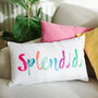 'Splendid' Velvet Cushion, thumbnail 2 of 4