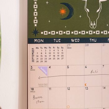 2026 2027 Academic Year Calendar | Desert Dreams | August Start | A4, 3 of 9