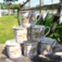Set Of Six China Mugs In British Birds On Blue Design, thumbnail 3 of 3