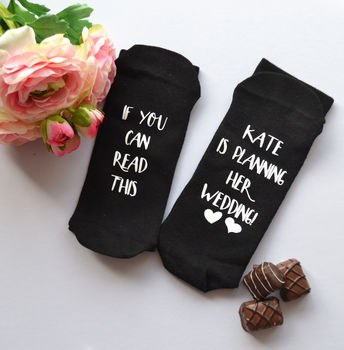 Personalised Wedding Planning Socks, 2 of 2
