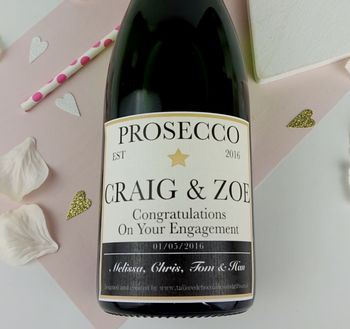 Personalised Champagne/Prosecco Label, 2 of 10