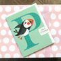 Mini P For Puffin Card, thumbnail 1 of 5