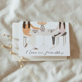 'I Love Our Friendship' Best Friend Card, 2 of 2