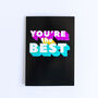 Rainbow Thank You Card | You're The Best, thumbnail 4 of 5