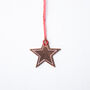 Personalised Leather Christmas Decoration, thumbnail 2 of 11