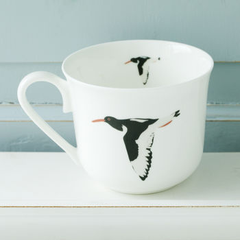 Oyster Catcher Personalised Breakfast Cup, 5 of 5