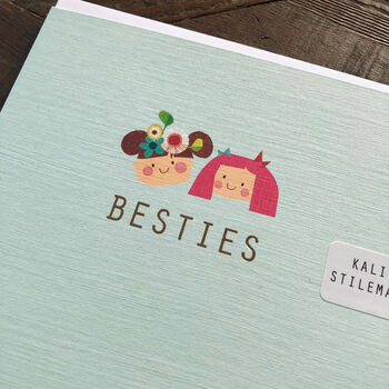 Gold Foiled Besties Card, 4 of 5