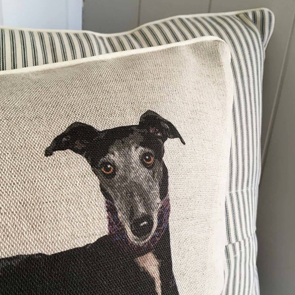 greyhound feature cushion by keylime design