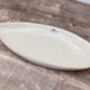 White Mussel Shaped Dish, 31cm, thumbnail 1 of 4