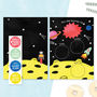 Personalised Space Invitations With Sticker Activity, thumbnail 3 of 3