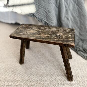 Antique Victorian Wooden Stool, 4 of 7