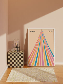 Striped Bauhaus Print, 3 of 4