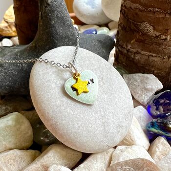 Personalised Secret Name Heart Necklace Jewellery Gift, 2 of 4