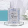 Personalised Anniversary Metallic Candle Gift, thumbnail 4 of 12