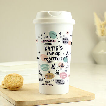 Personalised Positive Affirmations Travel Mug, 2 of 6