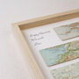 Remember When… Personalised Five Map Print Gift, thumbnail 6 of 8