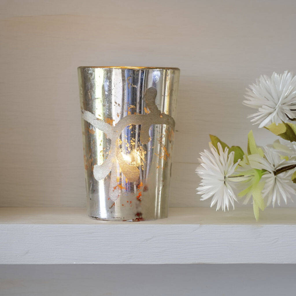 Vintage Style Glass Tea Light Holders, 1 of 3