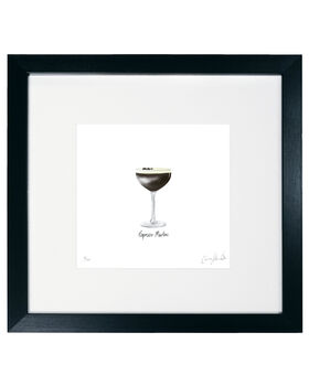 Espresso Martini Print | Available Unframed Or Framed, 2 of 3