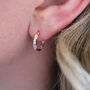Jewelled Hoop Earrings, thumbnail 2 of 8