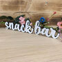 Snack Bar Sign Wedding Party Events, thumbnail 3 of 4
