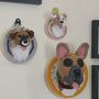 Personalised Crocheted Dog Head Wall Hanging, thumbnail 3 of 10