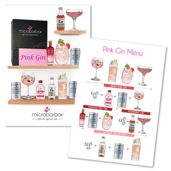 Pink Gin Gift Set With Tonic, 2 of 5