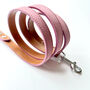 Soft Pink Leather Dog Lead, thumbnail 4 of 5