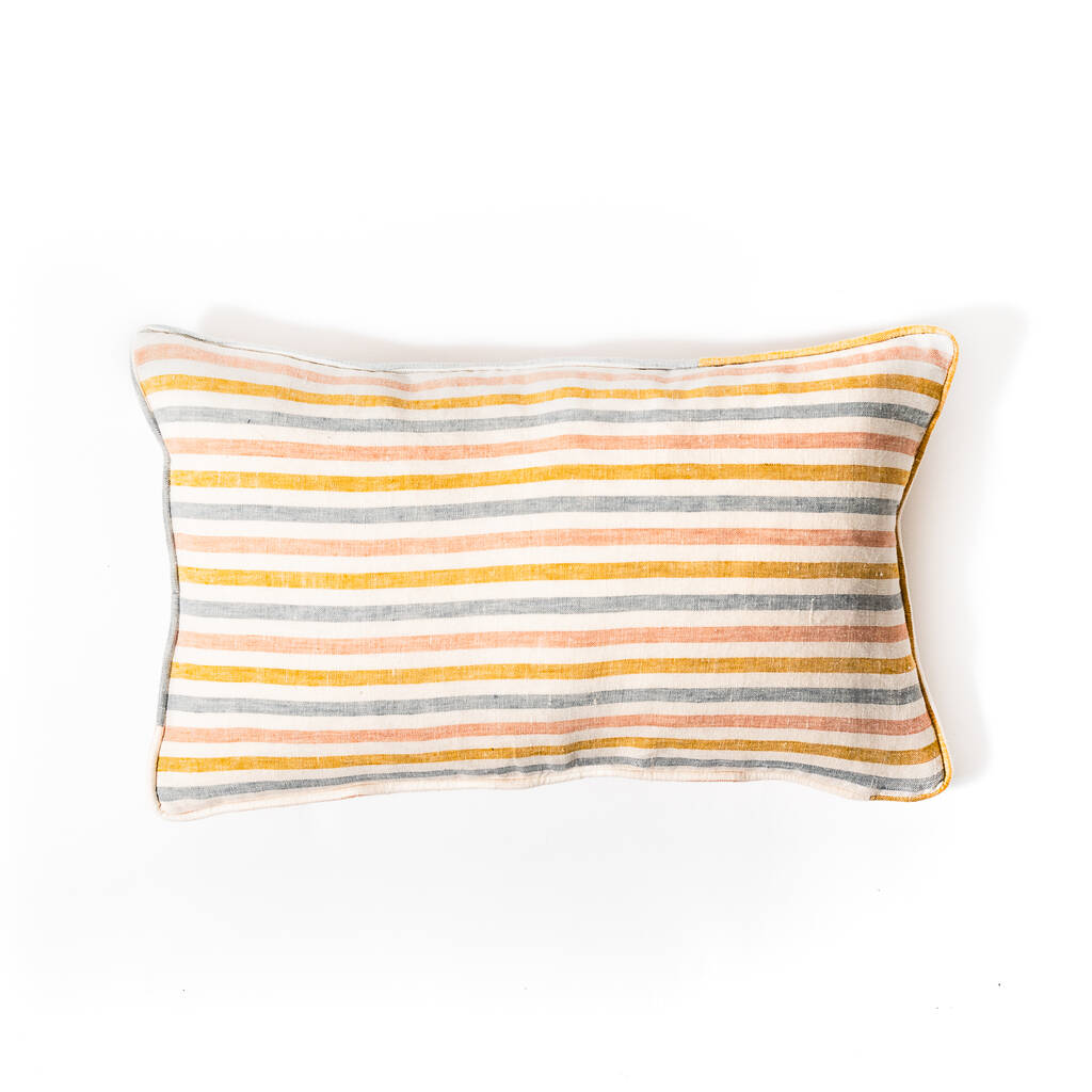 Lumbar Cushion In Suzy Stripe, 1 of 5