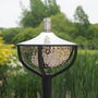 Garden Oil Torch Hand Hammered Steel Or Copper, thumbnail 5 of 8