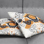 White Xmas Cushion Cover With Cuckoo Clock And Birds, thumbnail 4 of 7