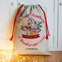 First Christmas In Our New Home Couples Christmas Sack, thumbnail 1 of 5