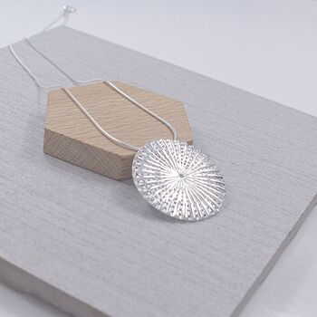 Sterling Silver Parasol Pendant, 2 of 4