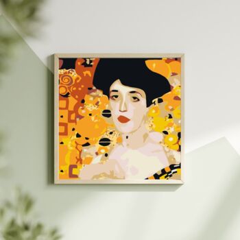 Lady In Gold Small Paint By Numbers, 4 of 4